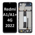 Xiaomi Redmi A1/A1+ 4G (2022) LCD / OLED touch screen with frame (Original Service Pack) [BLACK] X-384